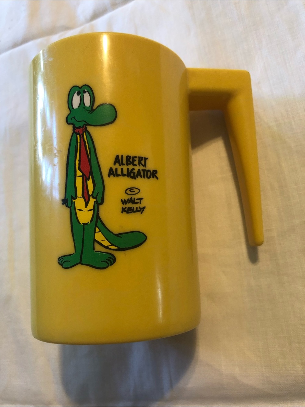Yellow Albert Alligator Character Mug - Unbranded